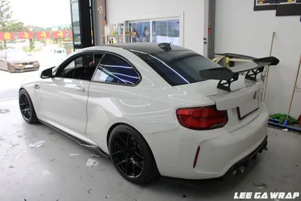 BMW M2 전체랩핑 니파  오렌지 PET 필름 ! 요즘대세는 고광택필름! / 김포, 파주, 인천