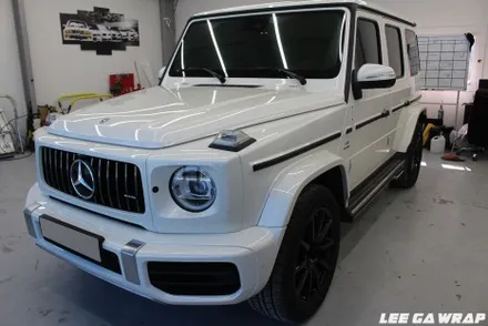 벤츠 G63 AMG 외부 크롬딜리트와 휠도장! 생활PPF 작업 ! 신차출고하자마자 작업진행 / 김포, 파주, 인천
