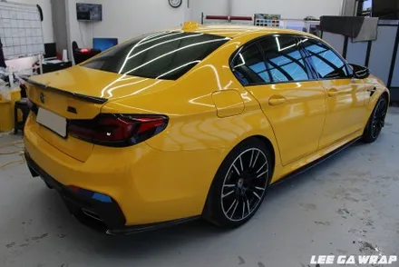 BMW 5시리즈 M5룩 전체랩핑 제거 ! 상품화차량이라 전체랩핑 제거 진행해드렸습니다 ! / 김포, 파주, 인천