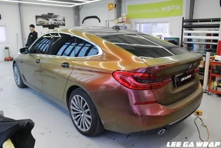 BMW 6GT 전체랩핑 사고로인해 김포이가랩에서 전체 색상변경해드렸습니다! / 경기 김포 통진