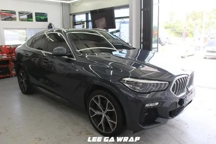 BMW X6 전체랩핑 외부 전체 크롬딜리트! 니파필름으로 깔끔하게 시공완료! / 경기 김포 통진