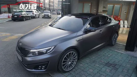 기아 K5 1세대 티타늄브러쉬에서 3M1080 사틴다크그레이로 전체랩핑 김포 이가랩 에서~[래핑][김포랩핑][인천랩핑][PPF][라이트필름] / 경기 김포 통진