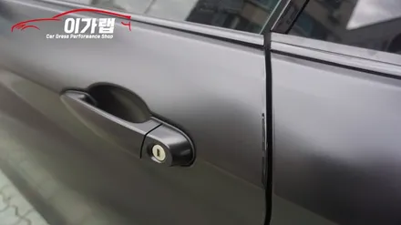 BMW 428i 화이트에서 에이버리 사틴블랙 전체랩핑으로 새차 탄생!!김포이가랩에서~[김포랩핑][인천랩핑][일산랩핑][래핑] / 경기 김포 통진
