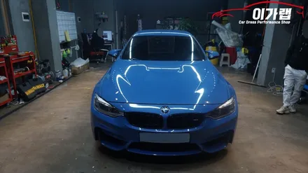 BMW M4 컨버터블 루프스킨 & 포인트랩핑 김포 이가랩 에서 꼼꼼하고 깔끔하게!! / 경기 김포 통진