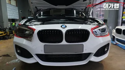 BMW 118D 실내 3M2080 매트릭스블랙 & 라이트필름 김포 이가랩 에서 [김포랩핑][실내랩핑][포인트랩핑][랩핑전문점][PPF] / 경기 김포 통진
