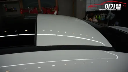 벤츠 CLA250 루프스킨 일반필름과 광도차이 확실한 블랙 PPF 로! / 경기 김포 통진