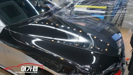벤츠 S550 전체랩핑 ! 은색에서 블랙으로! 순정같은느낌 3M2080블랙펄 / 경기 김포 통진