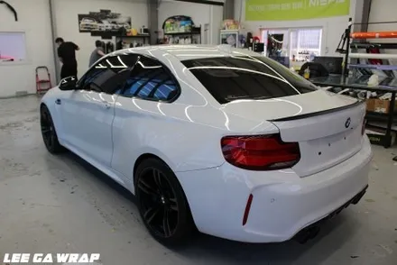BMW M2 전체랩핑 언제나 핫한 무광크롬실버 ! M맛집 김포 이가랩 에서 시공완료!! / 경기 김포 통진