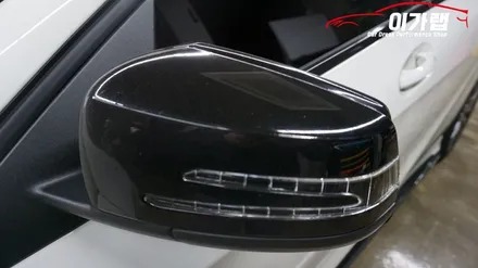김포 포인트 랩핑 벤츠 A45 AMG 에어버리블랙유광 크롬가리기 & 앰블럼 블랙교체 작업기!!!! / 경기 김포 통진