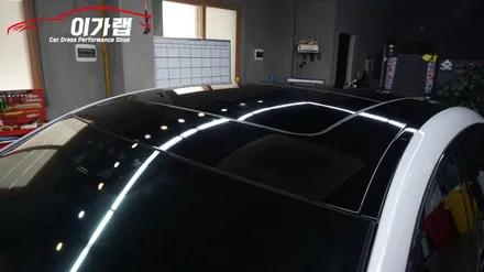 BMW 6GT 루프스킨 & 크롬가리기 & 사이드미러 & 포인트랩핑 !!김포 이가랩 에서~[김포랩핑][김포루프스킨][인천랩핑][전체랩핑][랩핑전문점] / 경기 김포 통진