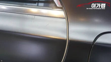벤츠 CLA 220 AMG룩 전체랩핑 재시공! 3M2080사틴더스트블랙! 김포 이가랩 에서 [김포랩핑샵][김포맛집][랩핑전문점][PPF] / 경기 김포 통진