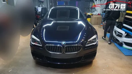 BMW 640D 헤드라이트 톤다운! 김포 이가랩 에서 [라이트필름][부분랩핑][전체랩핑][포인트랩핑][김포랩핑샵] / 경기 김포 통진