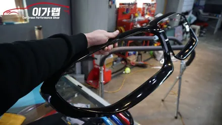 BMW G20 330i M 그릴 크롬에서 블랙유광 으로 ! 포인트래핑 / 경기 김포 통진
