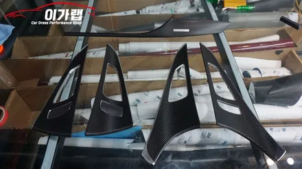 아우디 A6 실내 우드에서 3M2080카본으로 탈바꿈! / 경기 김포 통진