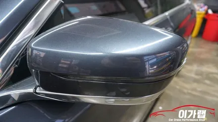 세단의 끝판왕 BMW 750LD 사이드미러  무광크롬실버 포인트 랩핑 !!!!!!!!!!! / 경기 김포 통진