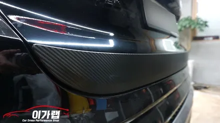 싼타페TM  3M1080카본&에어버리 블랙유광 김포 이가랩에서 포인트랩핑!!!!!!! / 경기 김포 통진