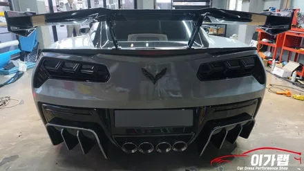 콜벳 z06 실내랩핑  포인트!! 김포 이가랩 에서 !!![김포실내랩핑][김포래핑][인천랩핑][일산랩핑][파주랩핑][강서랩핑] / 경기 김포 통진