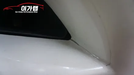 렉서스 IS-F 앞범퍼 에이버리 다이아몬드 화이트 재시공 작업기! 김포이가랩에서 ! [김포보험처리][김포랩핑][부분랩핑][포인트랩핑] / 경기 김포 통진