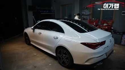 벤츠 CLA250 루프스킨 일반필름과 광도차이 확실한 블랙 PPF 로! / 경기 김포 통진