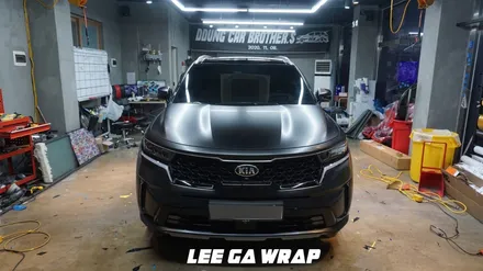 쏘렌토 MQ4 화이트색상이였던 차량이 3M2080 반무광블랙 으로 탈바꿈 / 김포, 파주, 인천