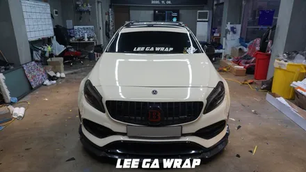 벤츠 A45 AMG 보라색이였던 차량이 은은한 아이보리로? / 김포, 파주, 인천
