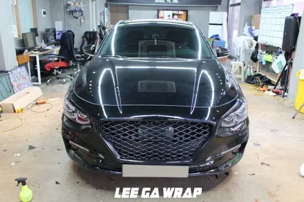 그랜져IG 헤드라이트 톤다운과 프론트 립댐 장착! / 김포, 파주, 인천