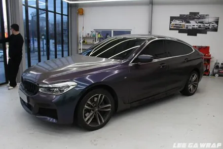 BMW 6GT 전체랩핑이 되어있지만 관리가 안되어 전체제거 ! 원도장상태 그대로 복원 / 김포, 파주, 인천