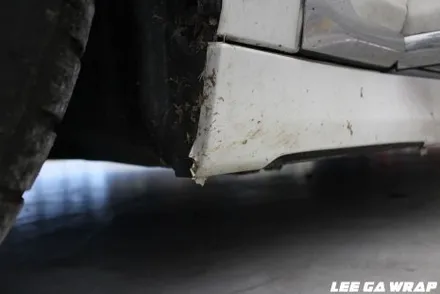 BMW7시리즈 전체랩핑  타업체시공 불량으로 3개월만에 전체재시공! 크롬딜리트까지 이가랩에서 완벽하게! / 경기 김포 통진