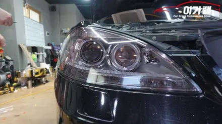 벤츠 S500 앞뒤 라이트필름 & 트렁크 PPF 김포 이가랩 에서~ [김포랩핑][라이트톤다운][생활PPF][전체랩핑][랩핑전문점] / 경기 김포 통진