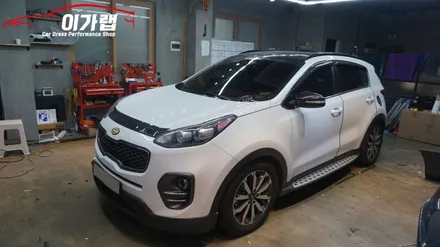 기아 스포티지QL 도어캐치 상처로인해 랩핑! 김포 이가랩 에서 !! / 경기 김포 통진