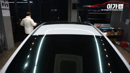 벤츠 CLA250 루프스킨 일반필름과 광도차이 확실한 블랙 PPF 로! / 경기 김포 통진