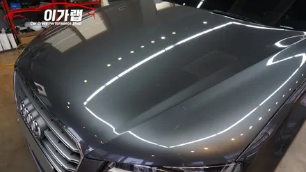 아우디 S8 전체랩핑 3M유광 위키드 순정느낌 ! / 김포, 파주, 인천