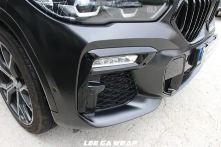 BMW X6 전체랩핑 외부 전체 크롬딜리트! 니파필름으로 깔끔하게 시공완료! / 경기 김포 통진