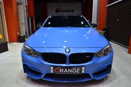 대전 카스킨+오렌지 카스킨+BMW F80 M3+전체랩핑+3M G31 storm gray / 대전 유성구 원신흥동