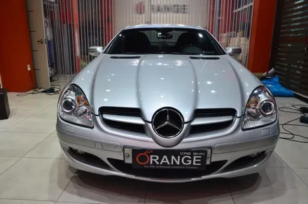 대전 카스킨+오렌지 카스킨+벤츠 SLK 350+루프스킨+Avery Dennison Gloss Black / 대전 유성구 원신흥동