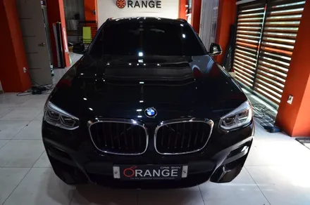 대전 카스킨+오렌지 카스킨+BMW X4+실내랩핑+카본블랙 / 대전 유성구 원신흥동
