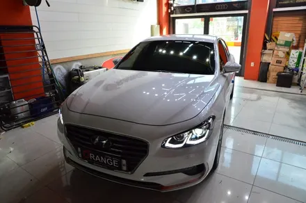 대전 카스킨+오렌지 카스킨+현대 그랜저+루프스킨+유광블랙 / 대전 유성구 원신흥동