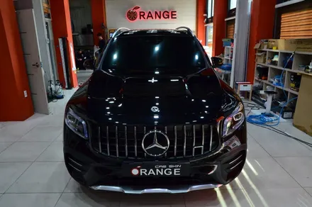 대전카스킨 + 오렌지카케어 + 오렌지카스킨 + 전체랩핑 +벤츠 +벤츠 GLB35 AMG + 3M-2080-SP273 Satin Vampire Red / 대전 유성구 원신흥동
