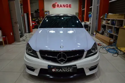 대전카스킨 + 오렌지카케어 + 오렌지카스킨 + 전체랩핑 + 벤츠 +   벤츠c63amg + 3M.1080-G201 Gloss Anthracite / 대전 유성구 원신흥동