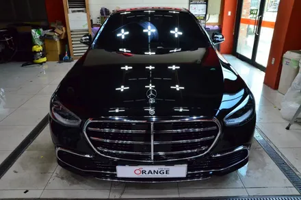 대전카스킨 + 오렌지카케어 + 오렌지카스킨 + 전체랩핑 + 벤츠S580+Mercedes-Benz S580+듀오톤+3m 1080-G120 Gloss White Aluminum / 대전 유성구 원신흥동