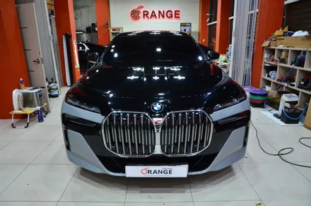 대전카스킨 + 오렌지카스킨 + 대전랩핑 + 세종랩핑 + 전체랩핑 + BMW + BMW 740D + 듀오톤 + styx - Pianm Black + 고광택 / 대전 유성구 원신흥동