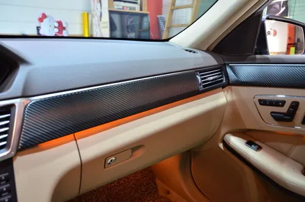 대전 카스킨+오렌지 카스킨+벤츠 E300+실내랩핑+카본블랙 / 대전 유성구 원신흥동
