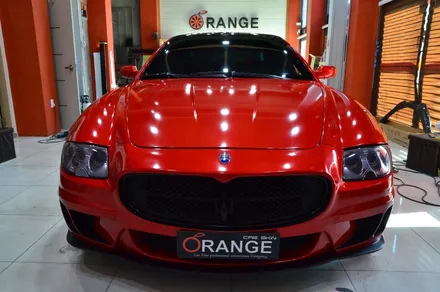 대전 카스킨+오렌지 카스킨+마세라티 콰트로 포르테 +전체랩핑+3M 1080-G363 Gloss Dragon Fire Red / 대전 유성구 원신흥동