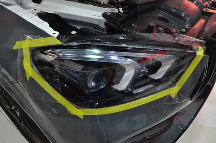 대전카스킨 + 오렌지카스킨 + 대전랩핑 + 세종랩핑 + 전체랩핑+ 벤츠GLE400D + AVERY DENNISON-Gloss Dark Grey + Mercedes-Benz / 대전 유성구 원신흥동