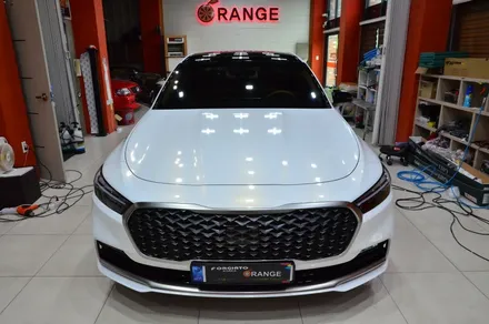 대전 카스킨+오렌지 카스킨+ 대전랩핑 +전체랩핑+ 기아 K9 +3M 2080 3M GP240-White Gold Sparkle+화이트 골드 스파클 / 대전 유성구 원신흥동