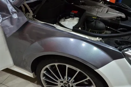 대전카스킨 + 오렌지카케어 + 오렌지카스킨 + 전체랩핑 + 벤츠 +   벤츠c63amg + 3M.1080-G201 Gloss Anthracite / 대전 유성구 원신흥동