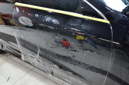 대전카스킨 + 오렌지카케어 + 오렌지카스킨 + 전체랩핑 + 전체PPF + Mercedes-Benz + KEEP GAURD PPF + CLS450 / 대전 유성구 원신흥동