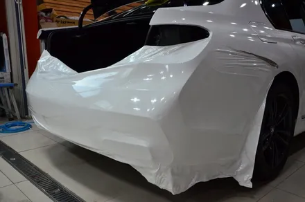 대전카스킨 + 오렌지카스킨 + 대전랩핑 + 세종랩핑 + 전체랩핑 + BMW 740LI + 3m.2080-G10 Gloss White / 대전 유성구 원신흥동