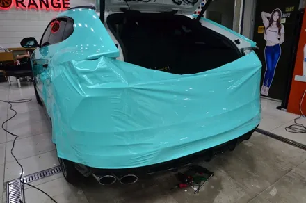 대전카스킨 + 오렌지카스킨 + 전체랩핑 + 람보르기니 + 우루스 + BB WRAP-RF019(PET Tiffany Blue) +티파니 블루 / 대전 유성구 원신흥동