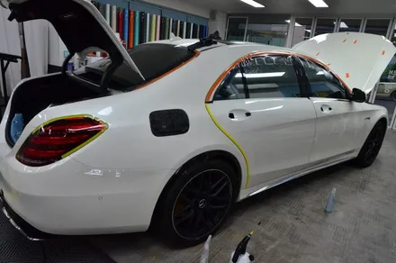 대전 카스킨 + 오렌지 카스킨 + 벤츠 + S63 AMG + 전체PPF + 리보 / 대전 유성구 원신흥동